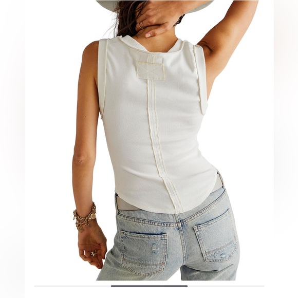 ✨ Free People ✨ Kate Sleeveless Tank Top (Mustard Yellow) - Picture 2 of 7